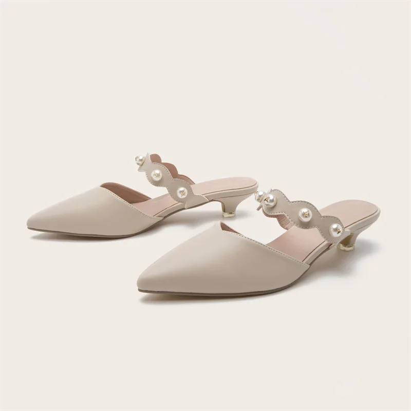 

Женская обувь 2022 тапочки женская летняя верхняя одежда на шпильке 41 каблук