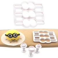 birthday party cartoon cookie cutter biscuits stamps clear fondant bakeware chocolates mold baking tools for kitchen accessories