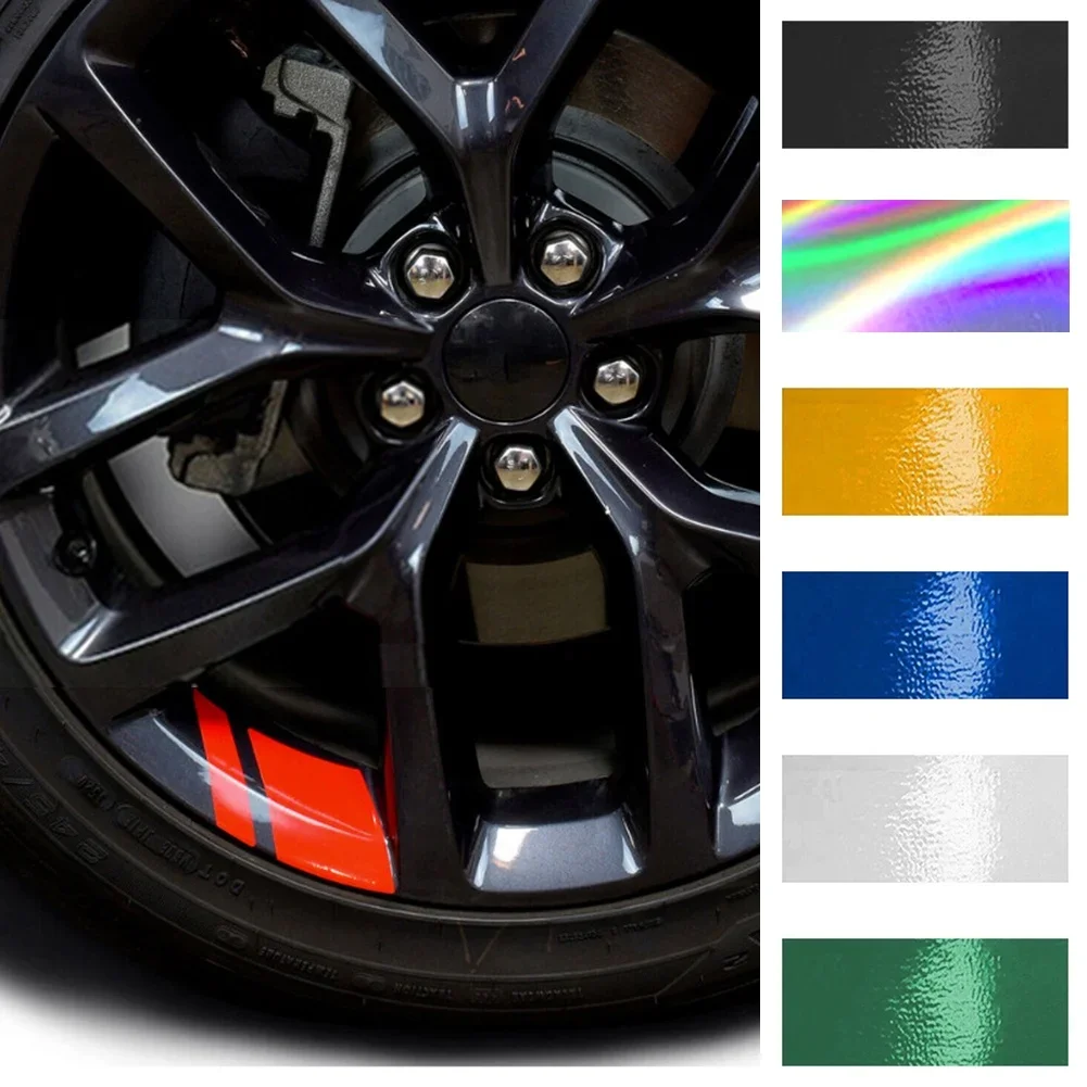 Светоотражающие виниловые наклейки на обод колеса автомобиля 18-21 дюймов с