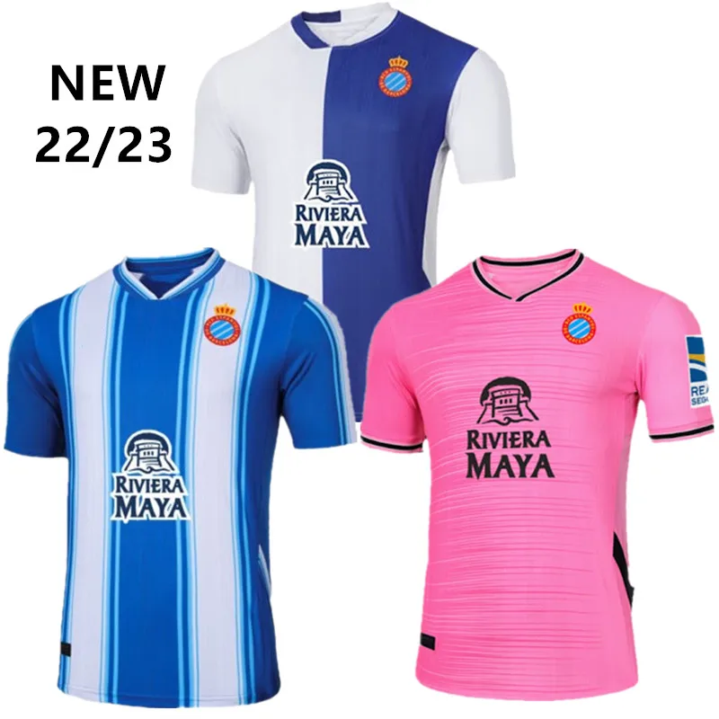 

Мужская футболка RCD Espanyol 2022 23 джерси под заказ Home Away new 22 23