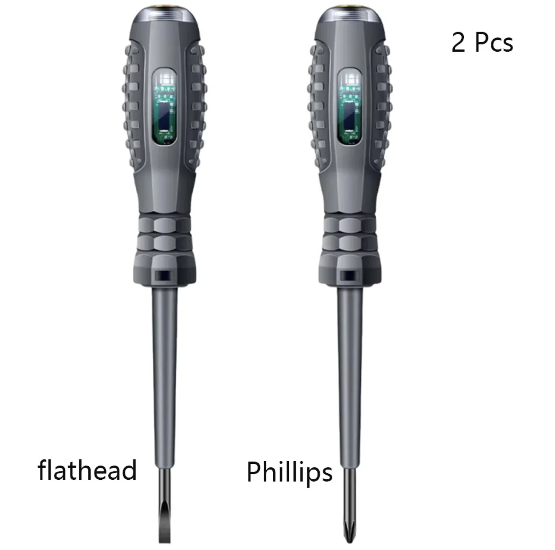 

Бесконтактный индукционный тестер напряжения (отвертка) для электриков, 12-220В, с датчиком и индикацией красным/зеленым светом, для домашней проводки