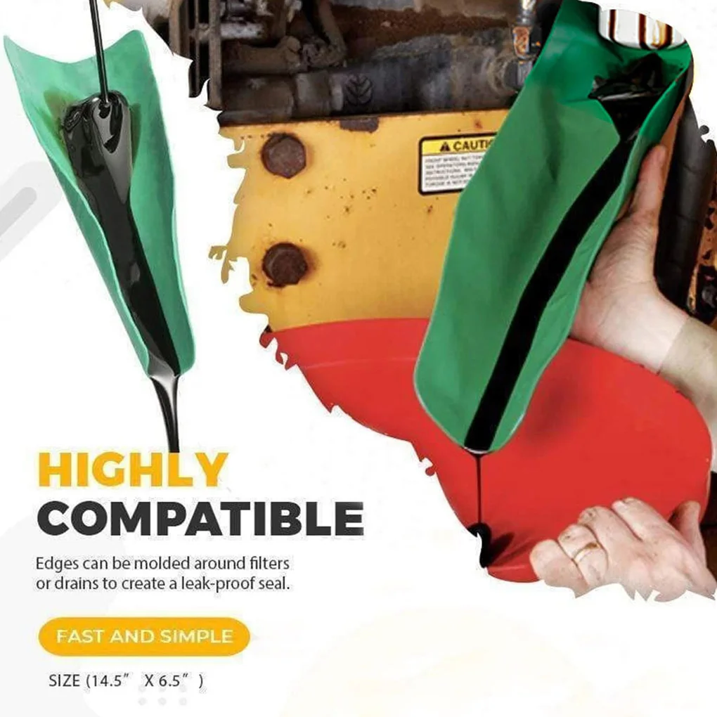 

Гибкая Складная воронка для заправки масла, восстановленная масляная Направляющая Пластина для автомобиля, грузовика, лодки, мотоцикла, тр...