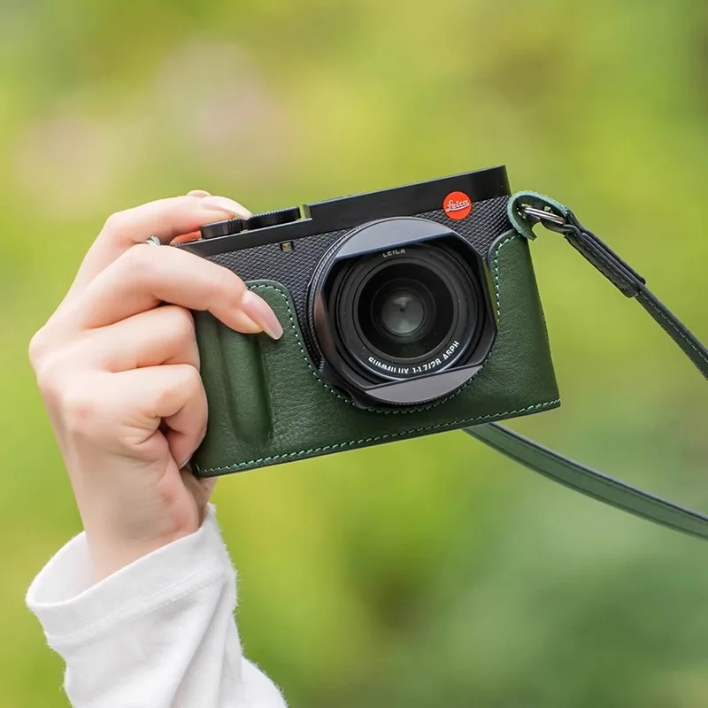 Чехол из натуральной кожи ручной работы для Leica Q 3
