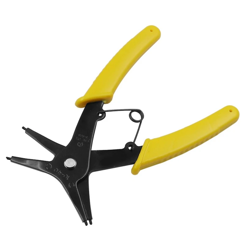 

Circlip Pliers Dual-purpose Snap Ring Pliers Tool Steel Removing Reassembling Tool for Internal and External Snap Plier