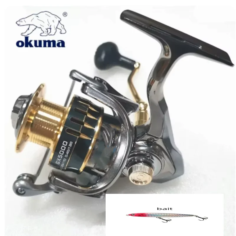 Okuma GX 1000-7000 серия контейнер giratoro de 18KG rodamiento bolas 13 + 1 rueda giratoria pesca marina tipo taza