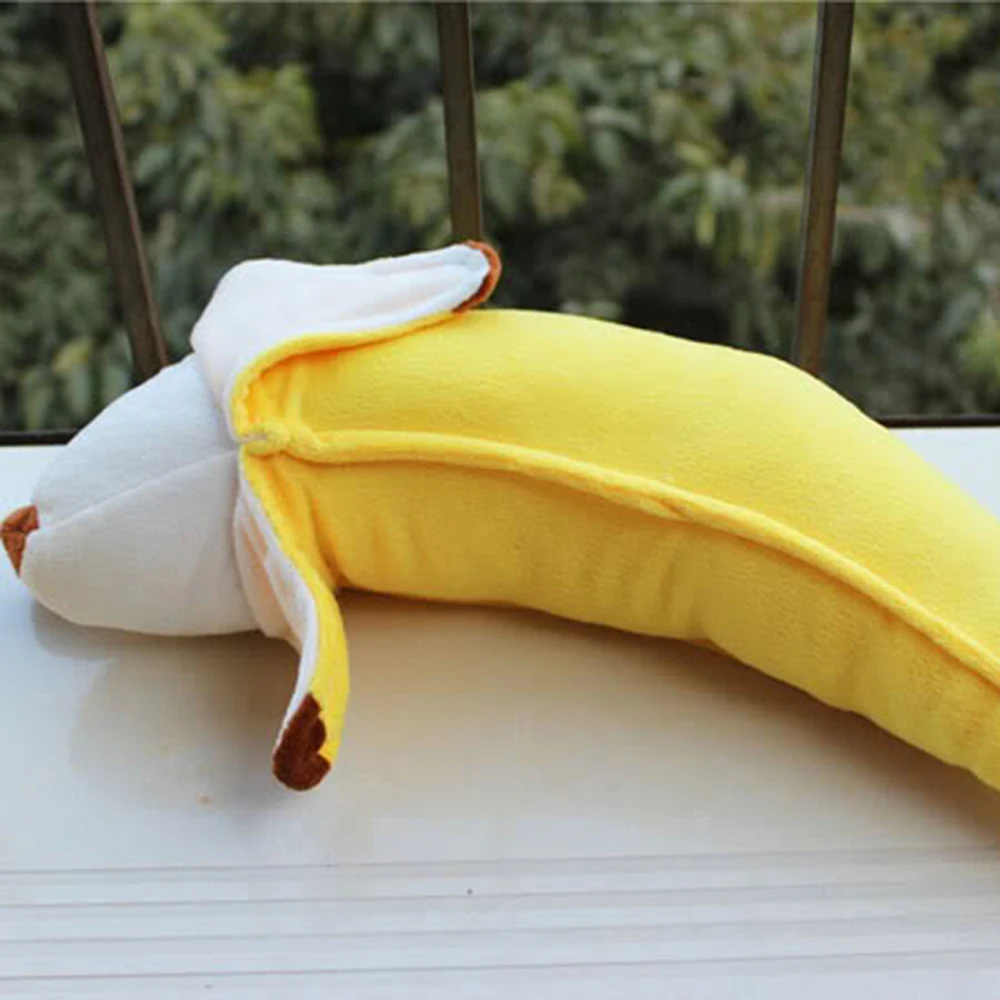 

Красивая декоративная подушка 68 см желтого цвета в виде разноцветного банана, персонализированный Рождественский подарок