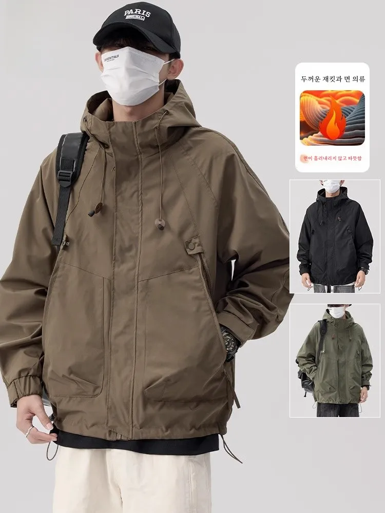 Senma up Geniolamode утепленное теплое пальто на флисовой подкладке с хлопковой