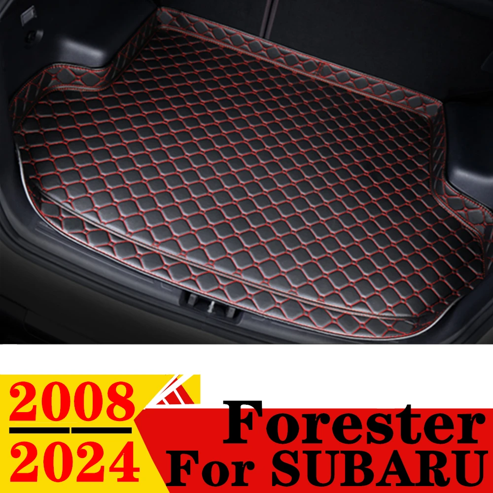 

Коврик для багажника автомобиля для SUBARU Forester 2008 09-2024, Высокий Боковой водонепроницаемый задний грузовой коврик, коврик, аксессуары для авто, подкладка для багажника