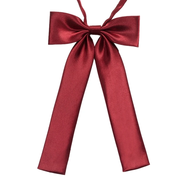 

Y1UB женская шелковая форма галстук-бабочка, милый школьный галстук-бабочка в стиле аниме для косплея, свадебной вечеринки,