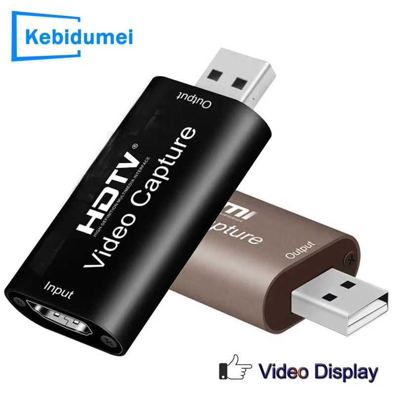 

4K USB 3.0 HDMI Video Capture Card USB2.0 Grabber Box Adapter For PS4 Game DVD Camcorder HD PC Camera Recording Live Streaming