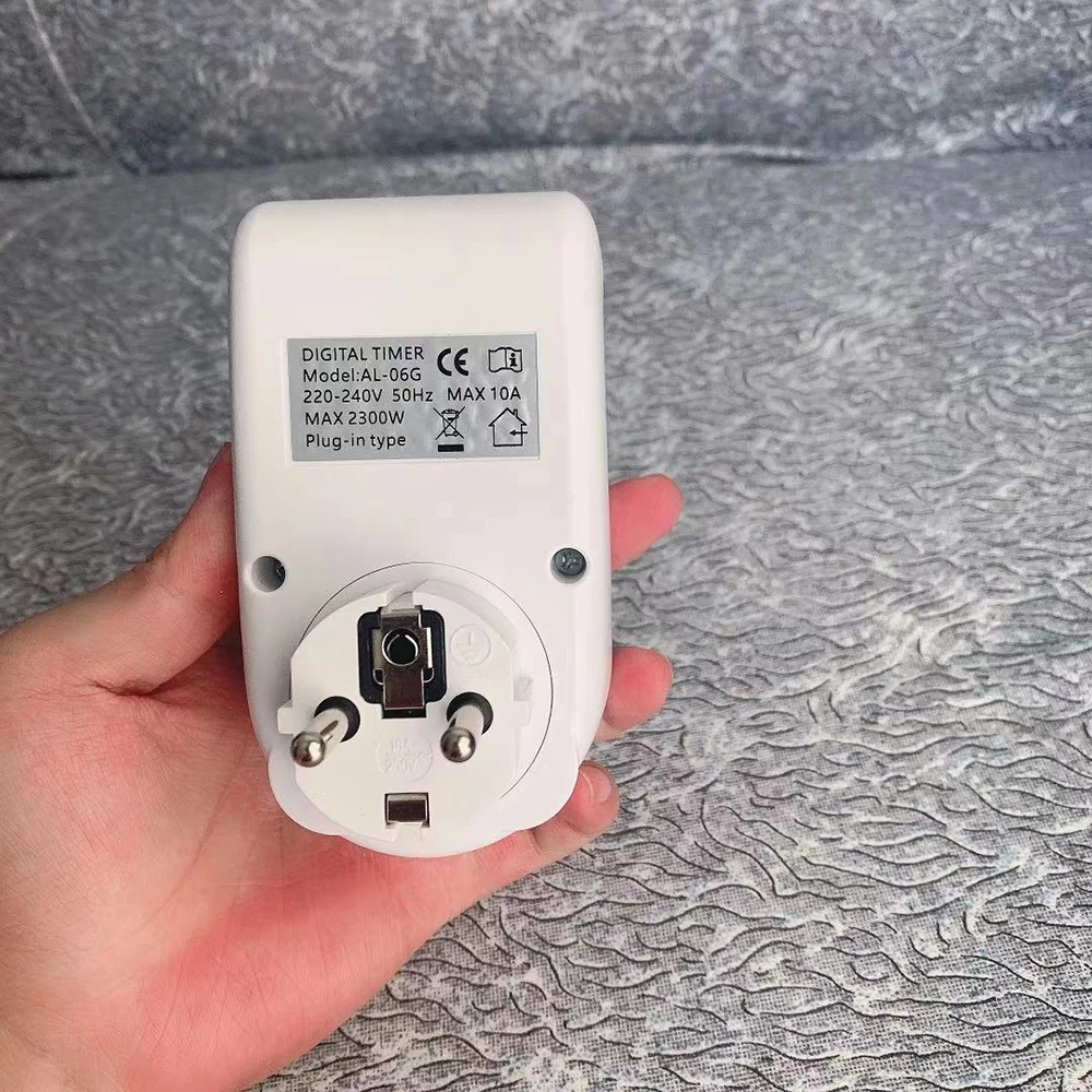 Цифровой таймер с розеткой европейского стандарта еженедельный программируемый