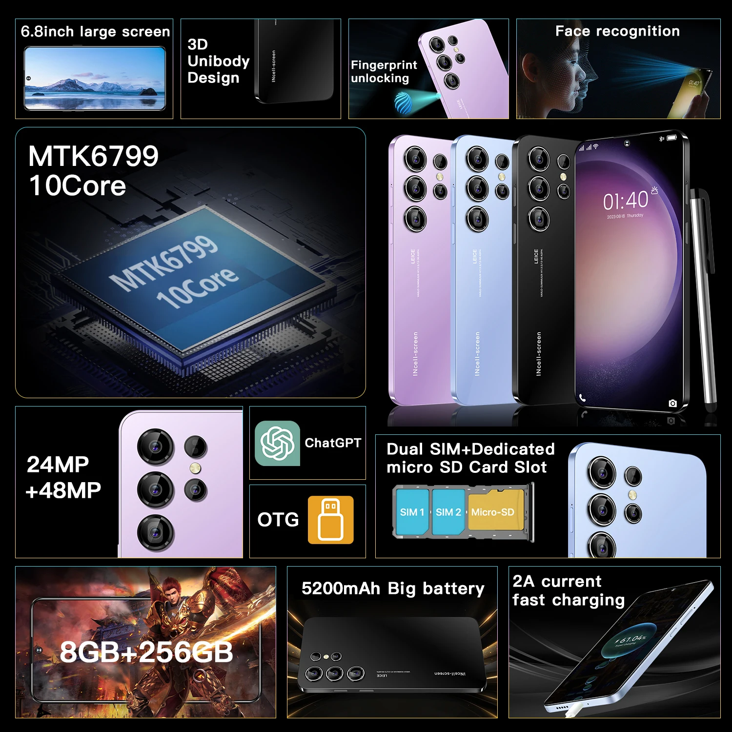 Рисунок 2 - Landvo U19 смартфон с 5