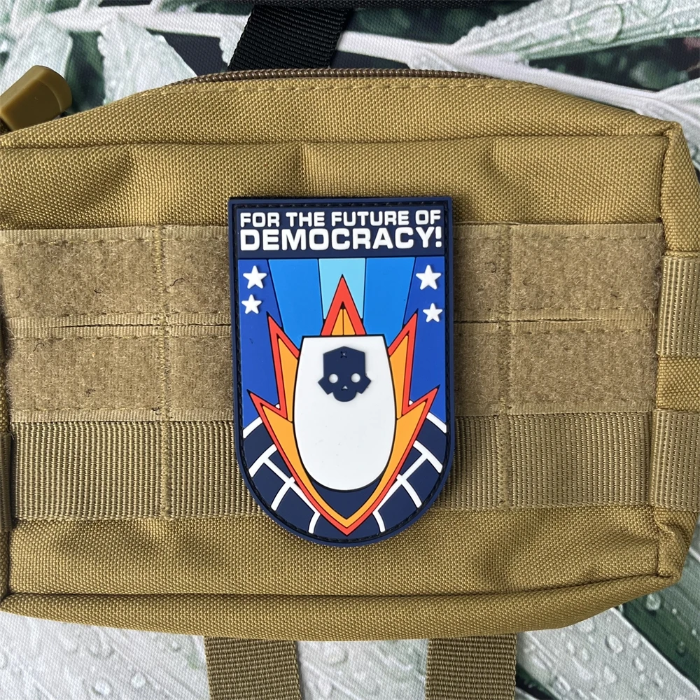 3d-наклейка на телефон с изображением черепа Хелла дайвера