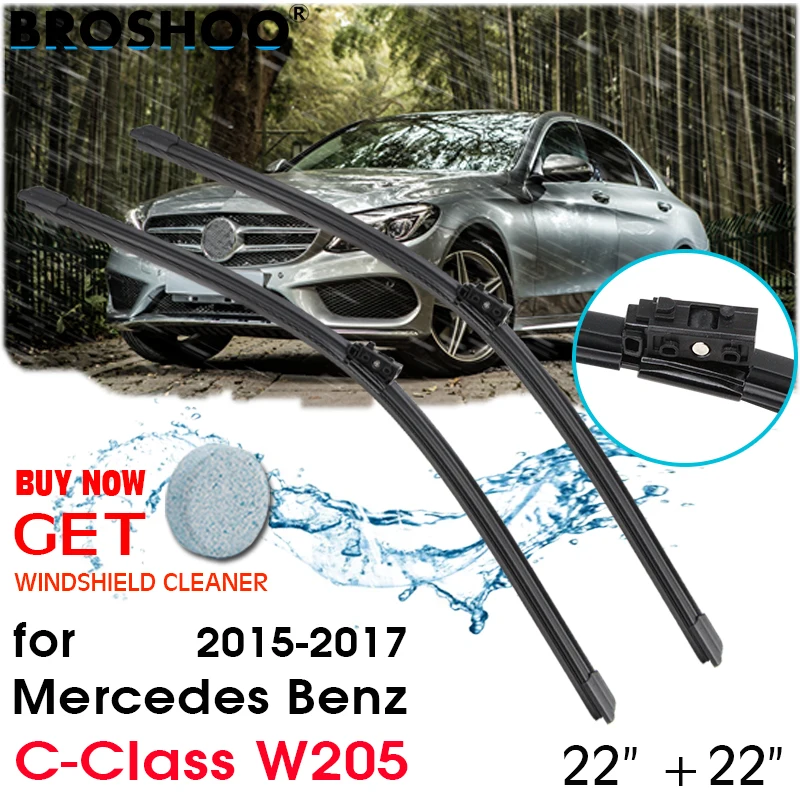 Car Wiper Blade Front Windscreen Windshield Wipers Blades Auto Accessories For Mercedes Benz C-Class W205 22