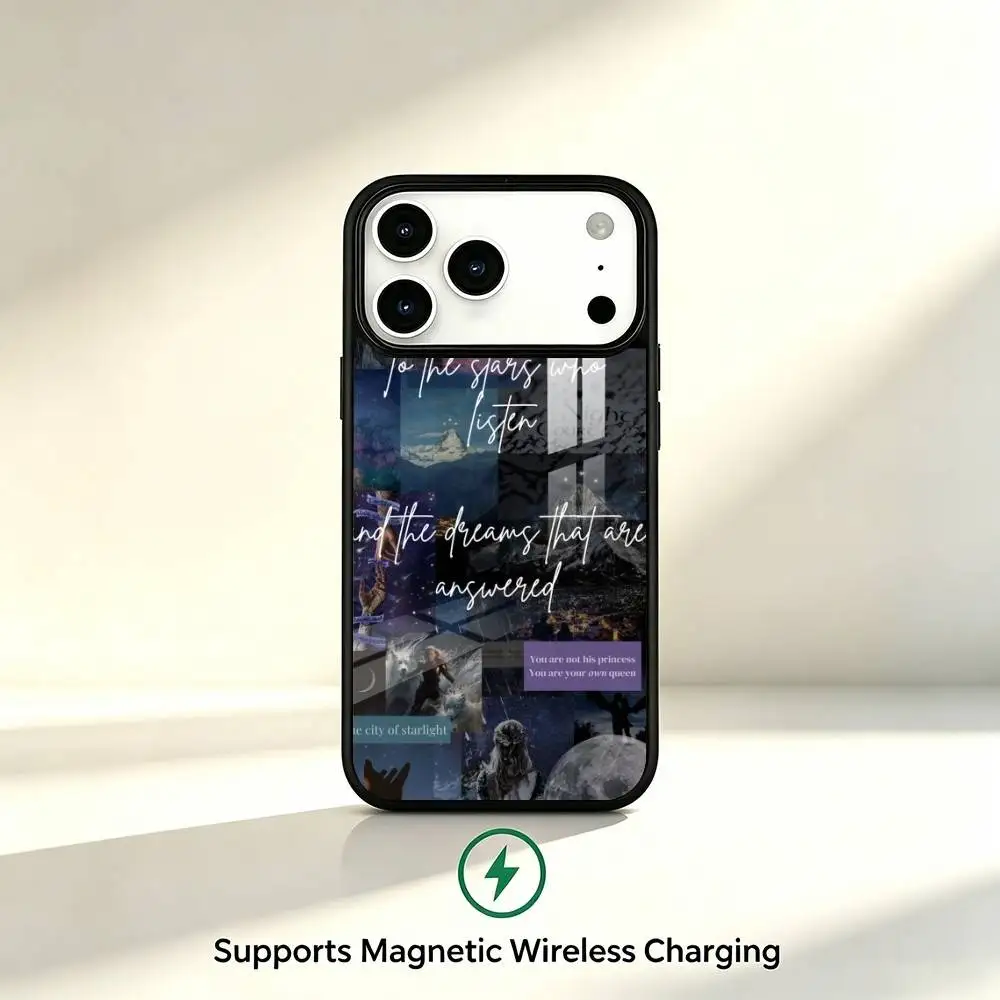 Фото Чехол для телефона Acotar Court Mist and Fury для iPhone 17, 16, 15, 14, 13, 12, 11 Plus, Pro с поддержкой магнитной беспроводной зарядки №4