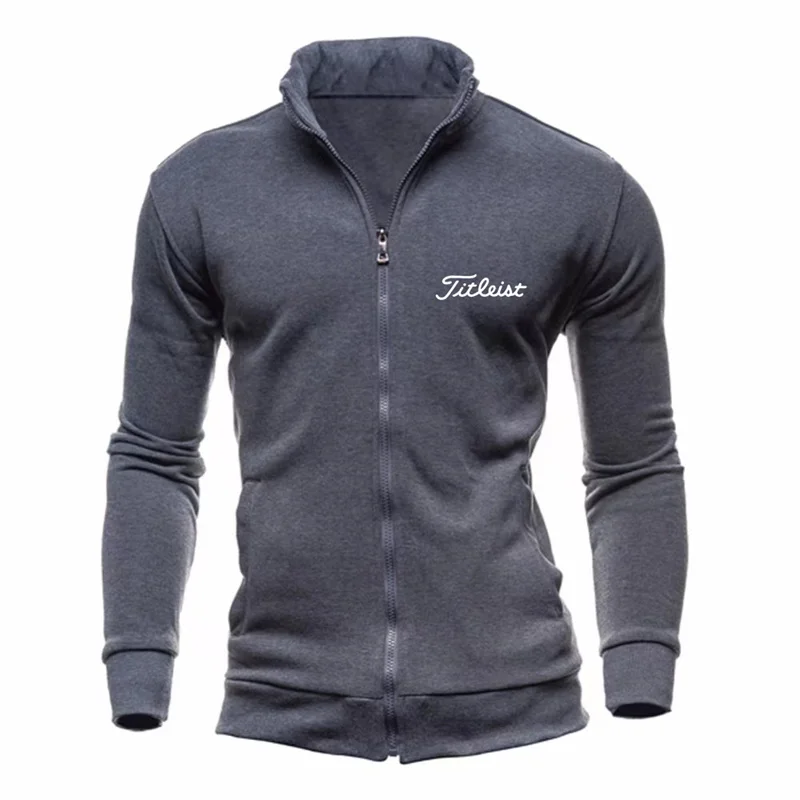 

2023 men's golf golf high, high quality men's jacket men's thin zipper loose large size jacket M-3XL