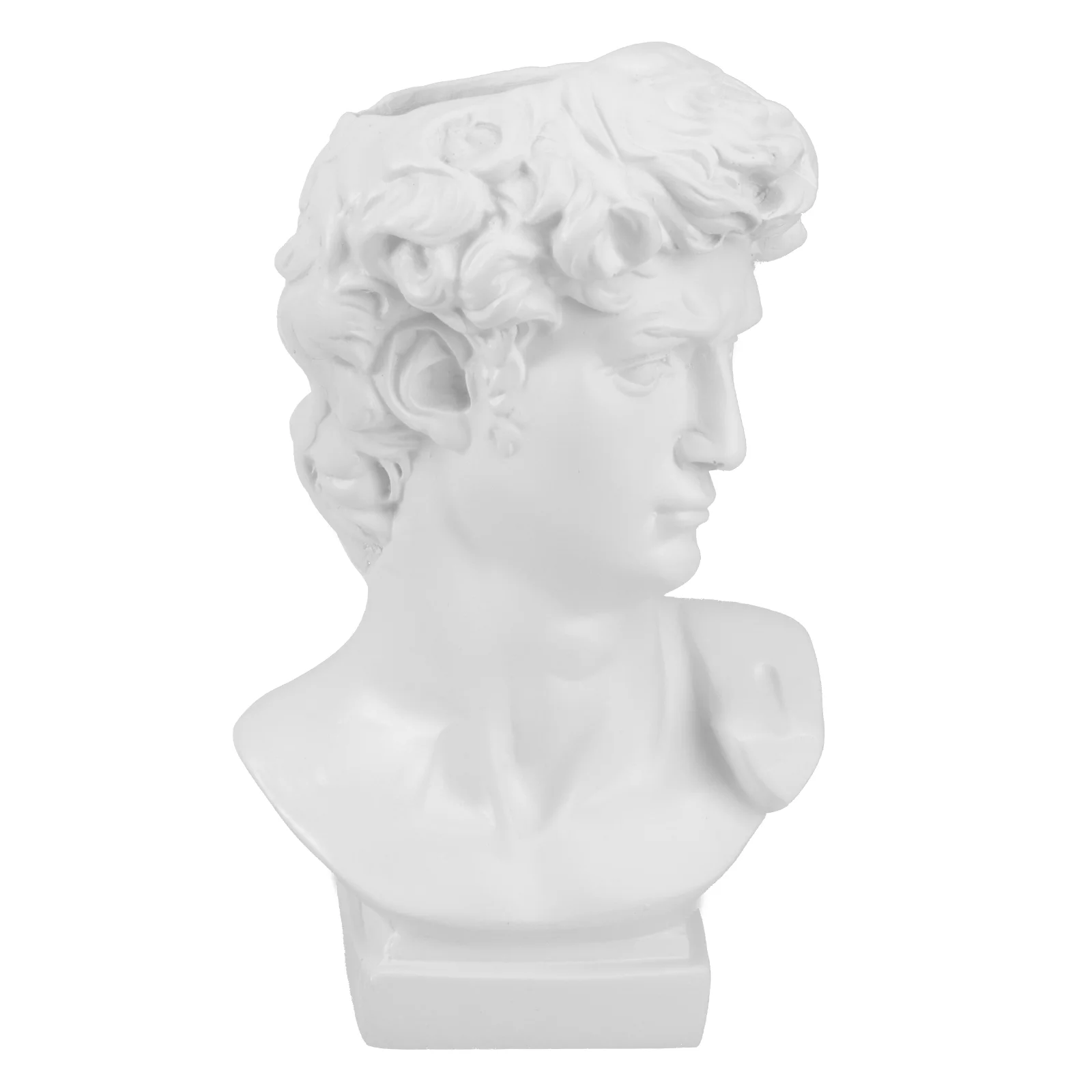 

Bust Vase Planter Desktop Decor Greek Statue Vase Vintage Home Decor Greek David Statue Decorations White Statue Vase
