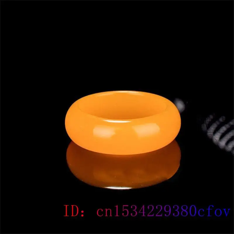 Кольцо из желтого нефрита подарки поделки натуральные ювелирные изделия