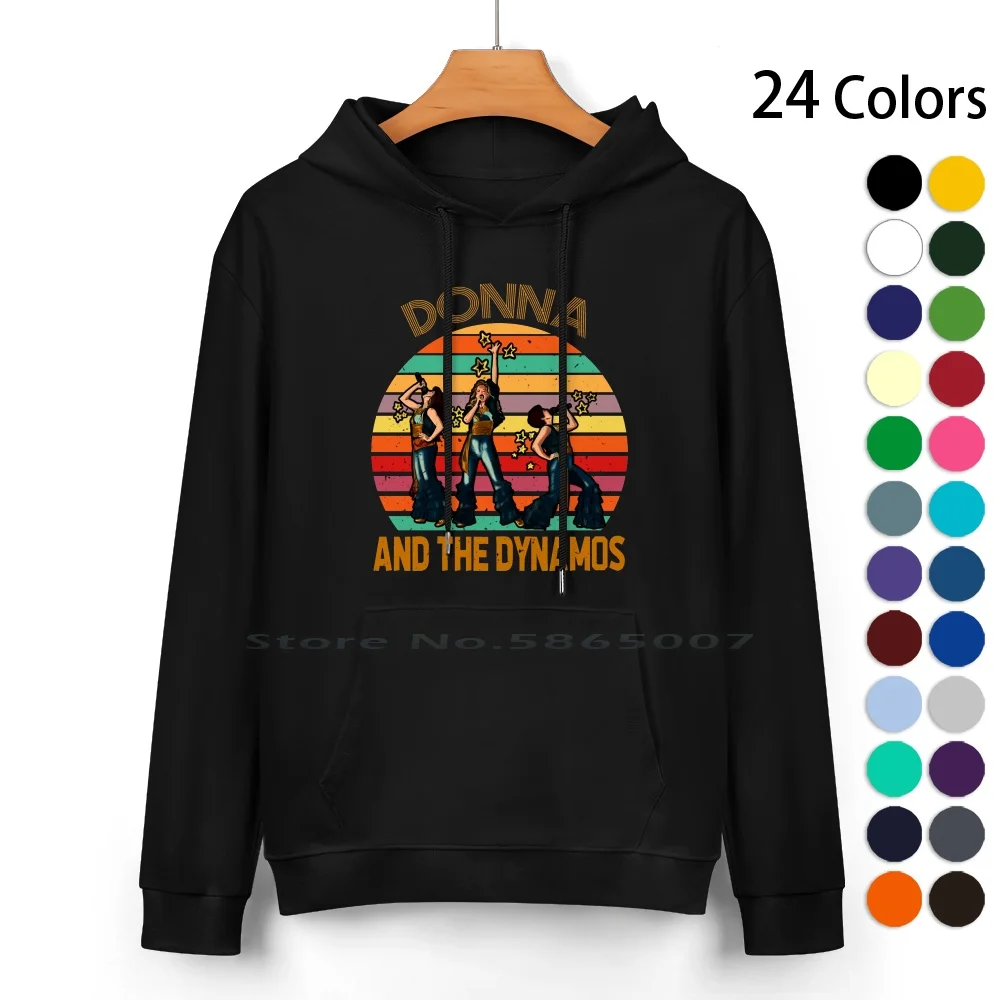 Толстовка Donna And The Dynamos из чистого хлопка свитер 24 цвета музыка Мерил Стреп Mia и