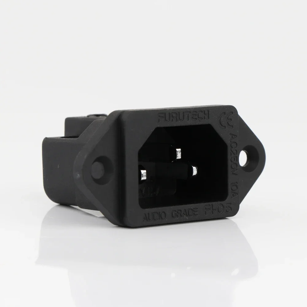 Входная розетка из чистой меди с родиевым покрытием HIFI шасси питания переменного