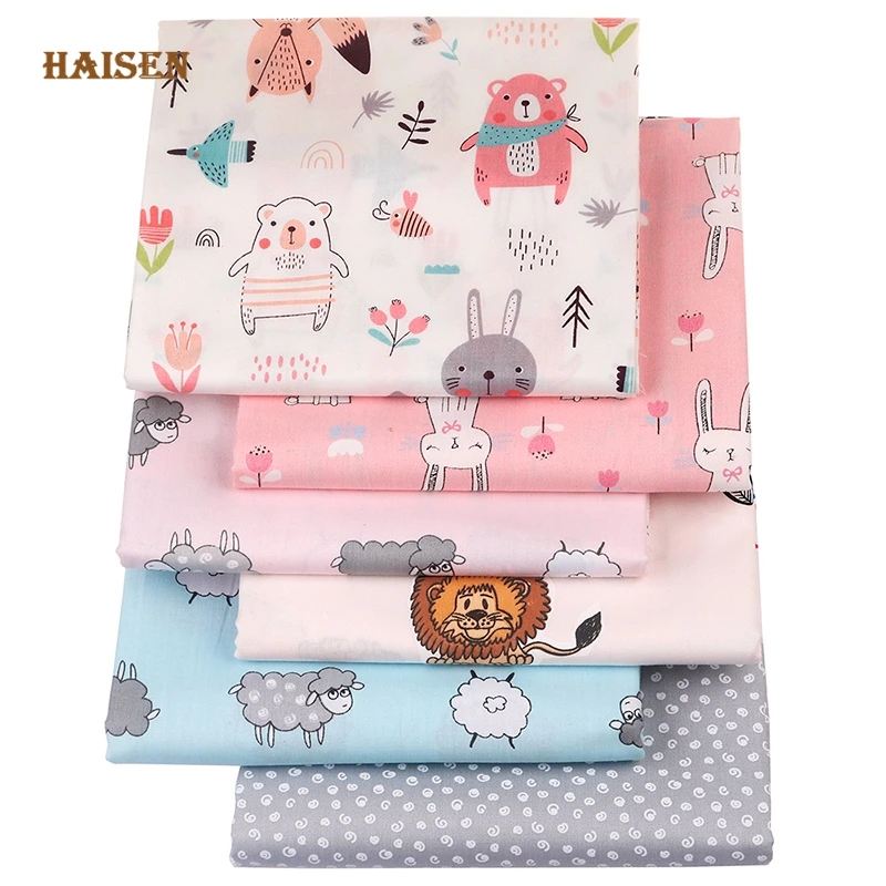 Printed Cotton Fabric Twill Cloth,Cute Cartoon Patchwork,DIY Sewing Quilting Home Textiles Material Baby&Child Sheet,Shirt,Dress