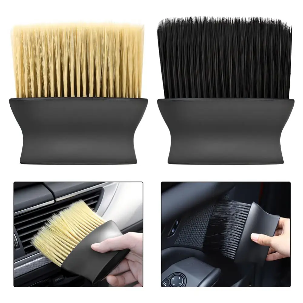 

Car Interior Cleaning Brush Auto Interior Soft Bristles Detailing Dust Sweeping Tools For Dashboard Air Conditioner Vents