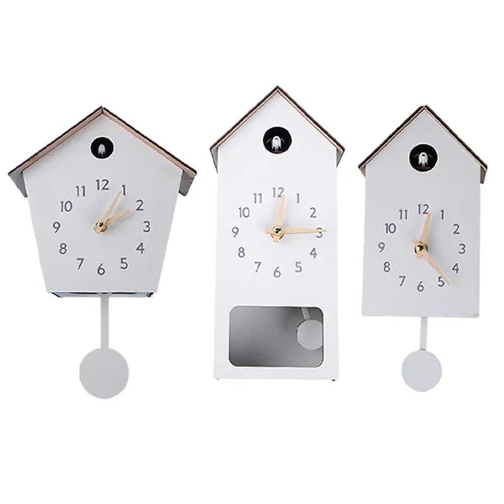 

Retro Cuckoo Clock Battery Powered Wall Clock for Home Decor Art Crafts Housewarming Gifts