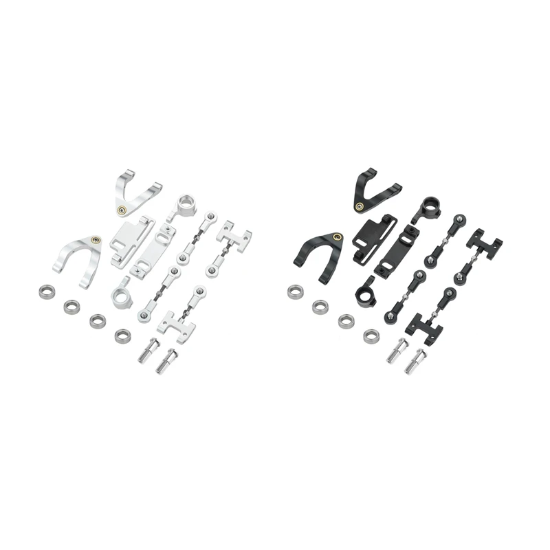 

Металлический рулевой Кубок верхний нижний поворотный кронштейн для сиденья рулевого управления поворотный блок для WPL D12 1/10 обновленные д...