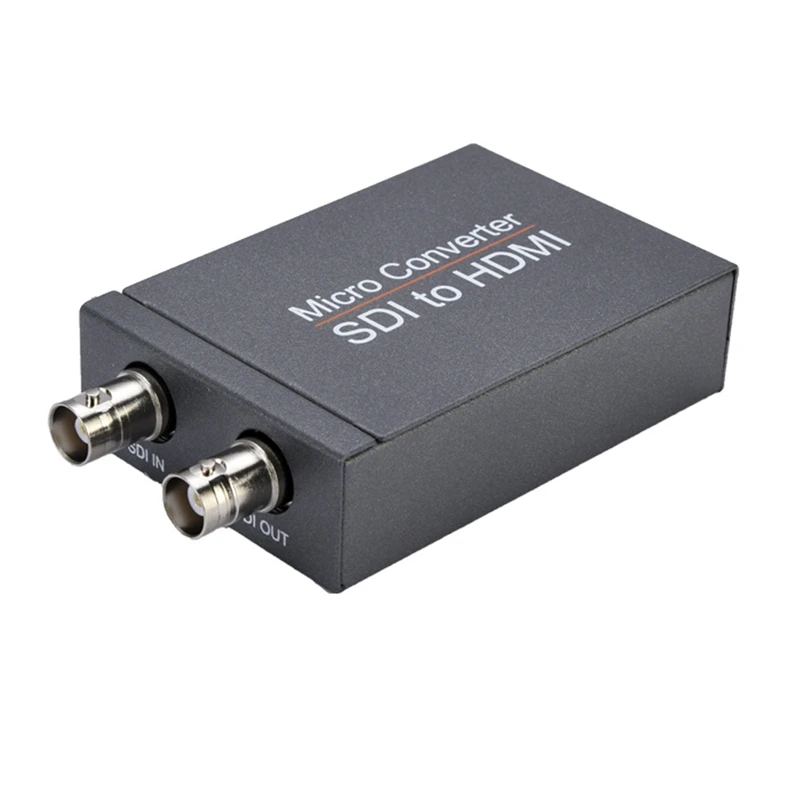 

SDI to HDMI-Compatible Converter SDI to HDMI-Compatible Audio De-Embedder Stereo Audio US Plug