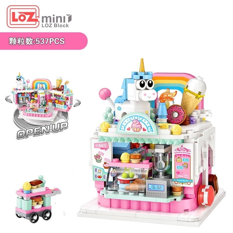 

LOZ Mini Blocks Toys Plastic Assembly Blocks Children Toy Educational DIY Architecture Model 1731