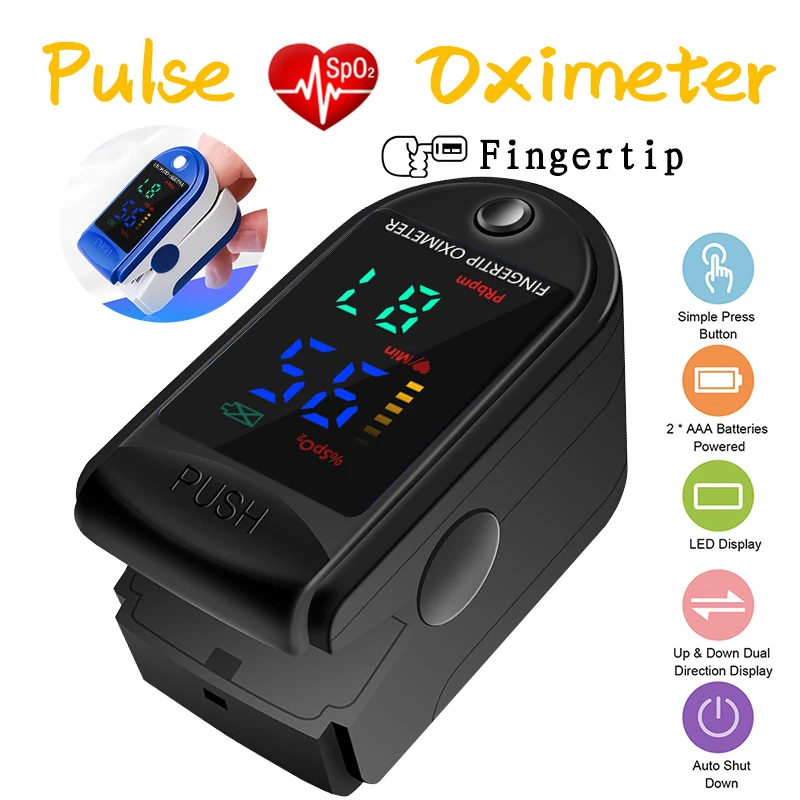 Пульсоксиметр прибор для измерения пульса и уровня кислорода в крови |