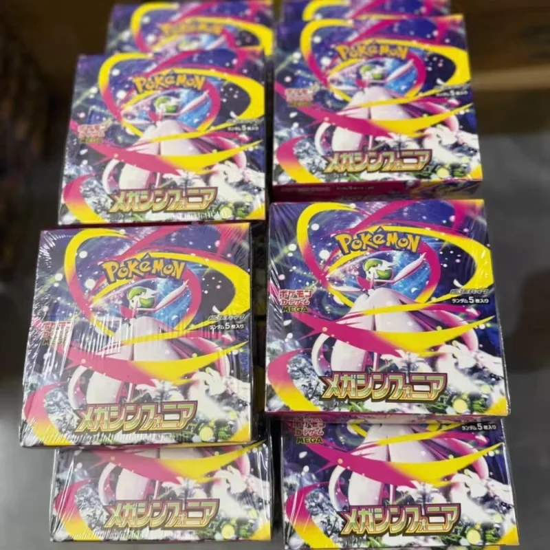 Фото Оригинальная коробка Pkm Ptcg Mega Mega Dream Ex Phantasmal Flames Mega Lucario Booster, японская версия, коллекционные карты-сюрпризы, подарки №2