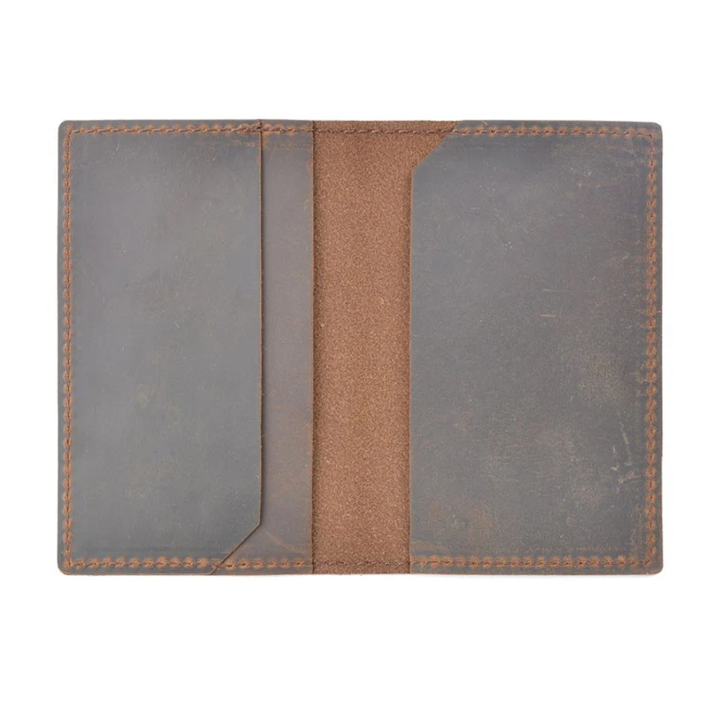 Маленький органайзер для карточек из натуральной кожи, формы бумажника, сделанный вручную из коровьей кожи, фактурный документационный конверт, сумка для хранения, подарок.