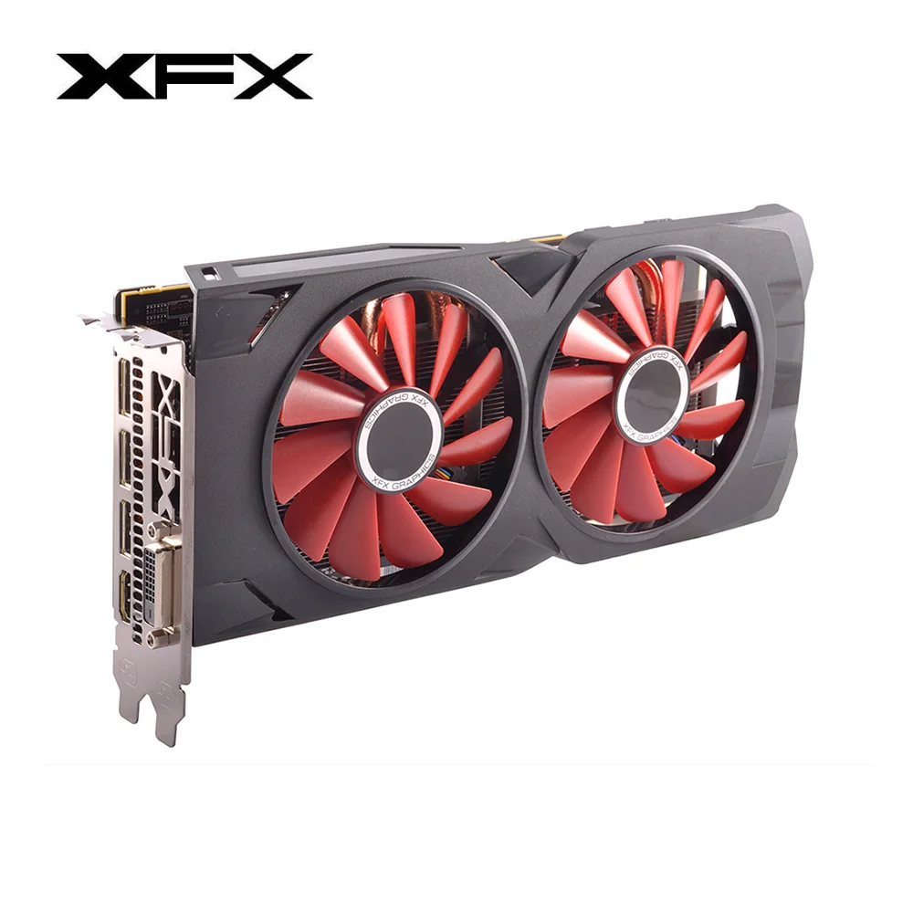 Игровая видеокарта XFX Radeon RX 550 560 470 480 570 590 4 ГБ 8 настольный компьютер AMD GPU 580 1660