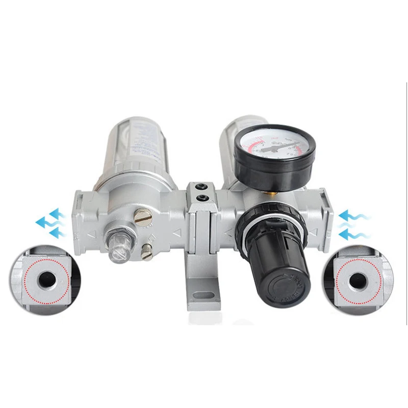 Воздушный фильтр с компрессором пневматический регулятор смазка радиатор