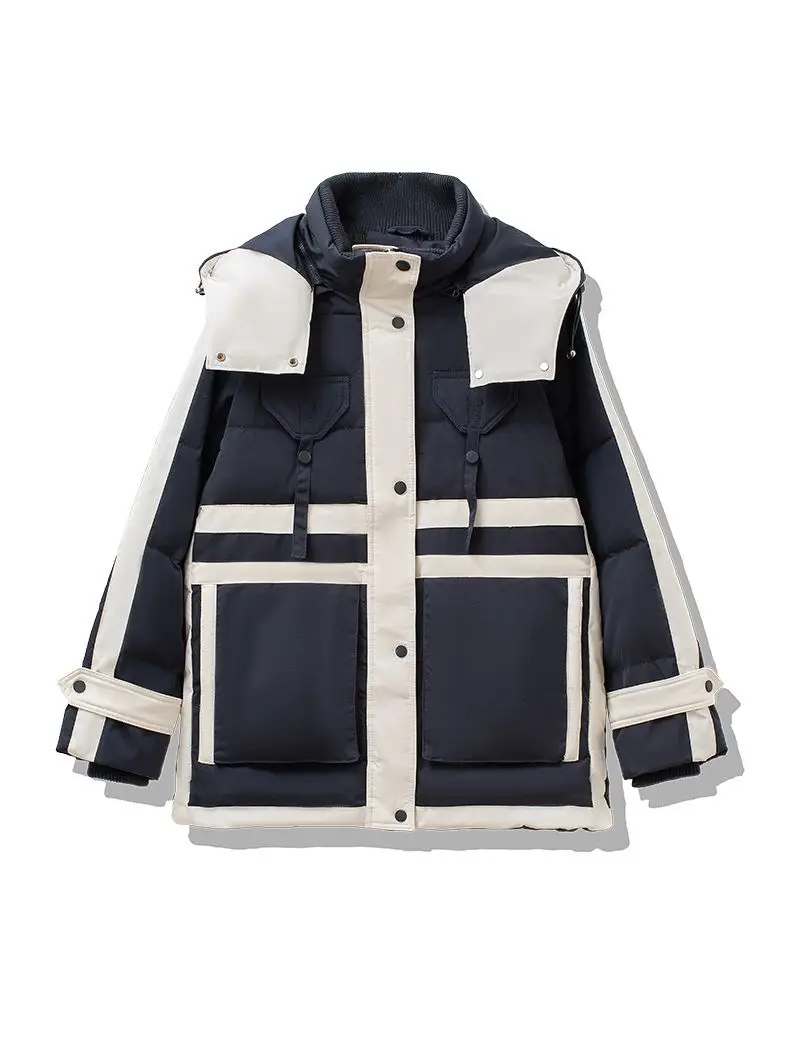 New Women Casual Style Hooded Down Jacket White Duck Down Jackets Autumn Winter Warm Coats And Parkas Female Outwear