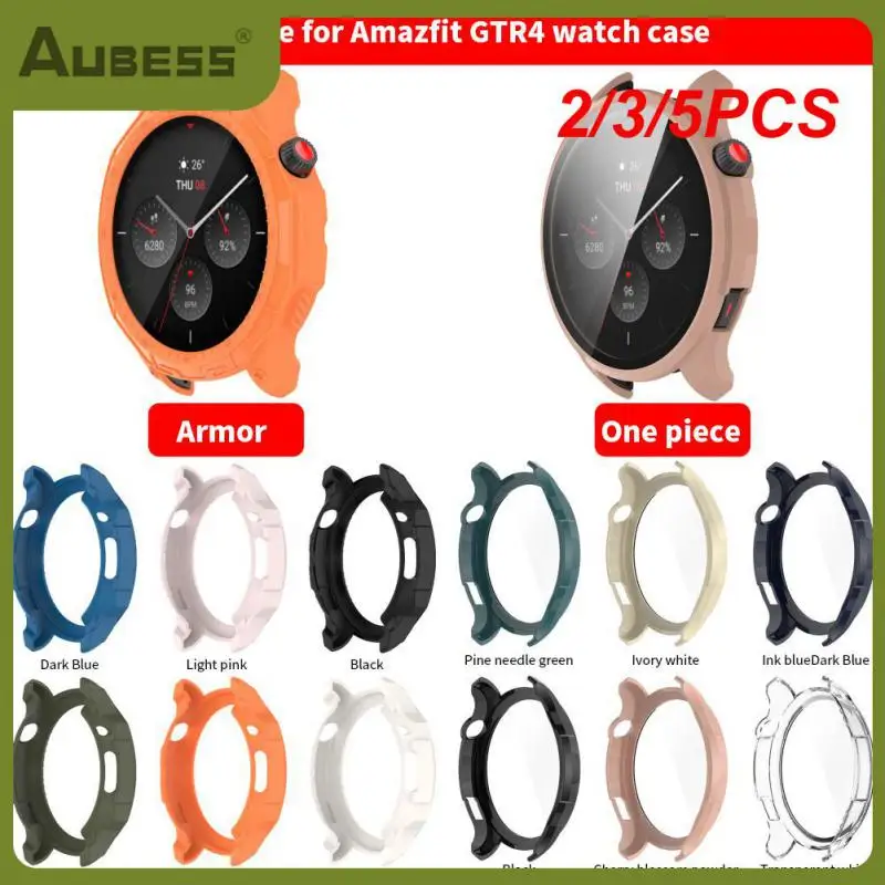 

2/3/5PCS Protection Case Dust And Fall Prevention For Amazfit Gtr4/amazfit Gtr4 Watch Protection Shell Screen Protector Soft