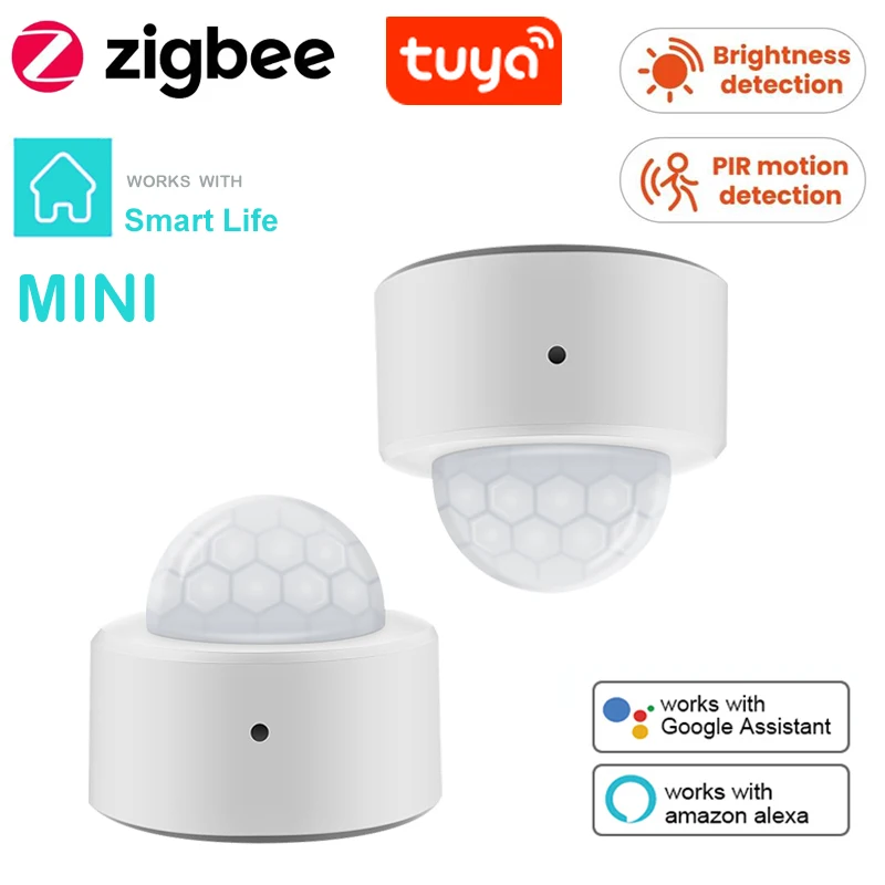Smart Human Body Sensors for Tuya Smart Zigbee Wireless PIR Motion Sensor Detect People Sends Alarm Alert PIR Sensor