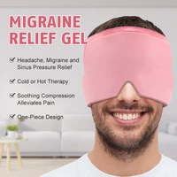 gel ice headache migraine relief hat reusable hot cold therapy ice cap pain relief ice pack mask for tension sinus puffy eyes