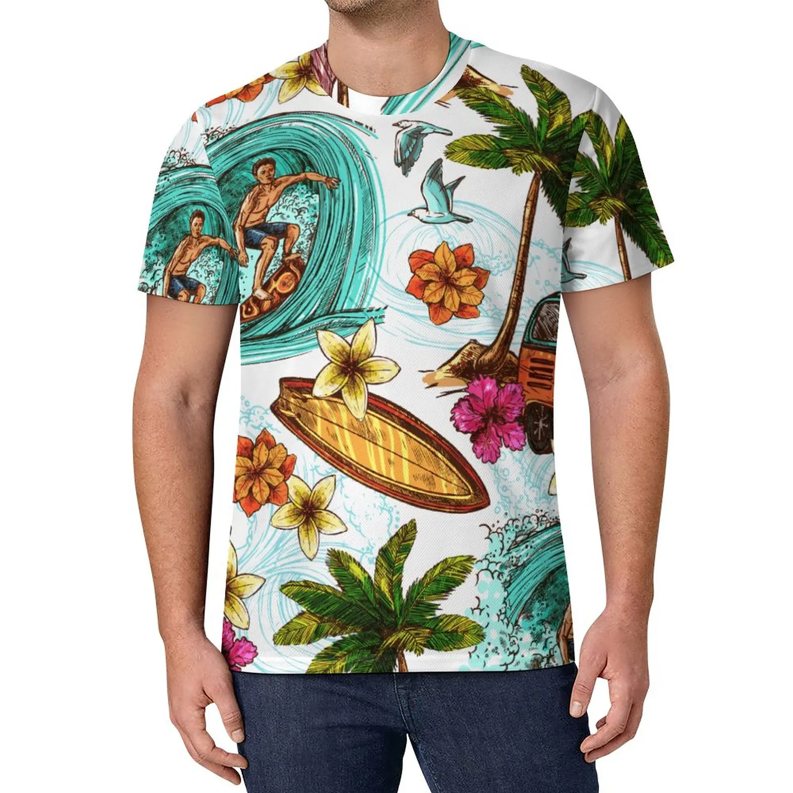 

2023 Hot Sale 3D Printed Handsome Men's Summer Fashion Short-sleeved Shirts Harajuku Streetwear T-shirt