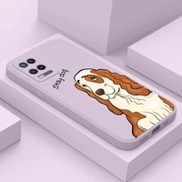 leisurely puppy phone case for oppo a54 a74 a31 a33 a53 a72 a83 a92 a7 a5s a3s a12 a15 a15s a16 4g 5g a9 a5 4g 5g cover