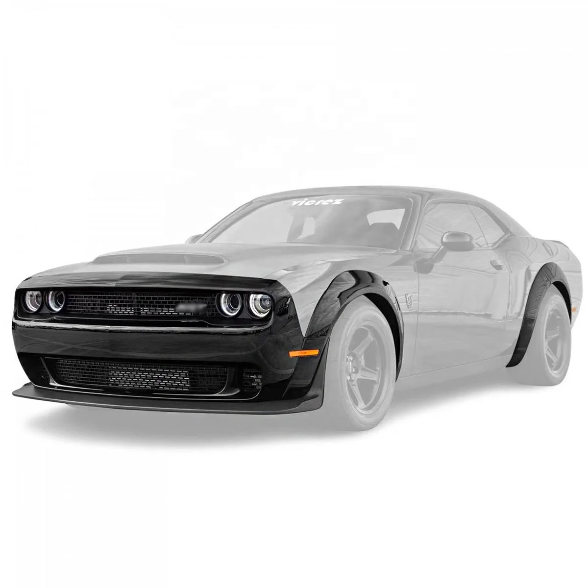 Автомобильные бамперы STLF для Dodge Challenger 2008-2015/2016-2024 года обновленный передний