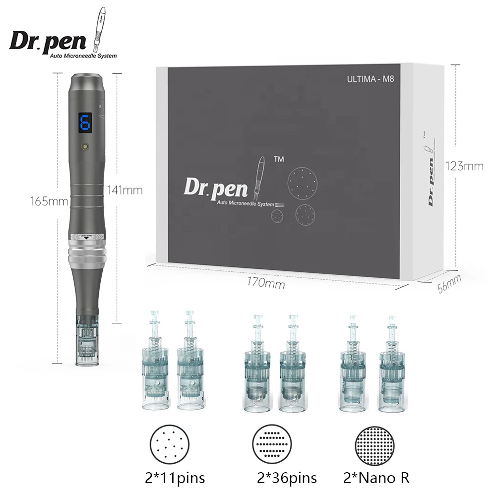 dr. pen M8 Professional Wireless Dermapen For The Face skin care tools Microneedeling Pen Facial Mesotherapy With CE RoHs