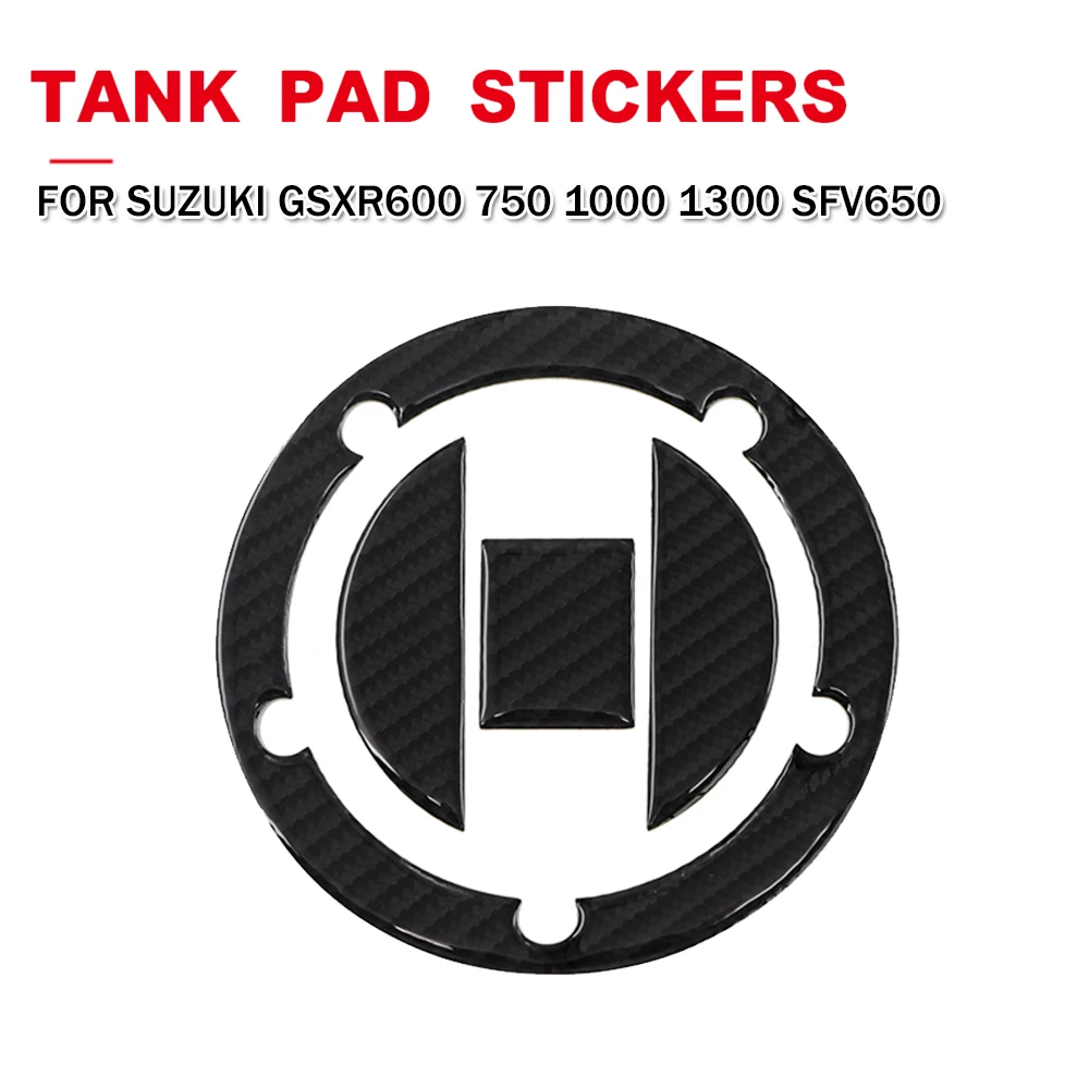 

3D Gas Oil Cap Cover Stickers For Suzuki GSXR600 GSXR750 GSXR1000 GSXR1300 SFV650 Motorcycle Carbon Fiber Fuel Tank Pad Decals