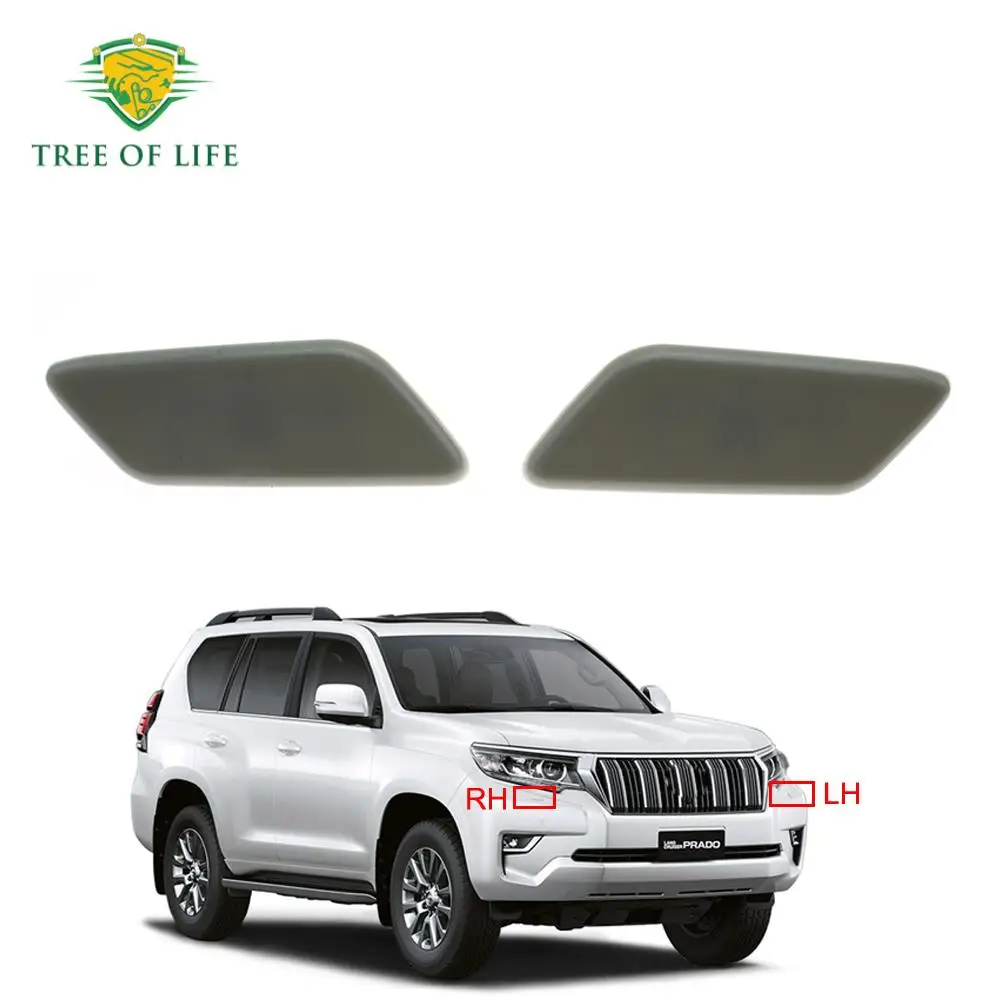 

For TOYOTA LAND CRUISER PRADO 150 LC150 2017 2018 2019 Front Bumper Headlamp Headlight Washer Spray Nozzle Cover Cap 8504460160