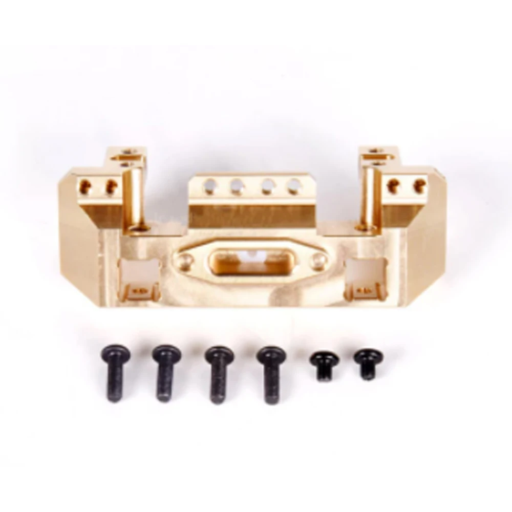 

TRX-4 CNC Aluminum Multifunctional Front Bumper Mount Servo Winch Brass Mount Upgrade Parts for 1/10 RC Crawler Traxxas TRX4 Cou