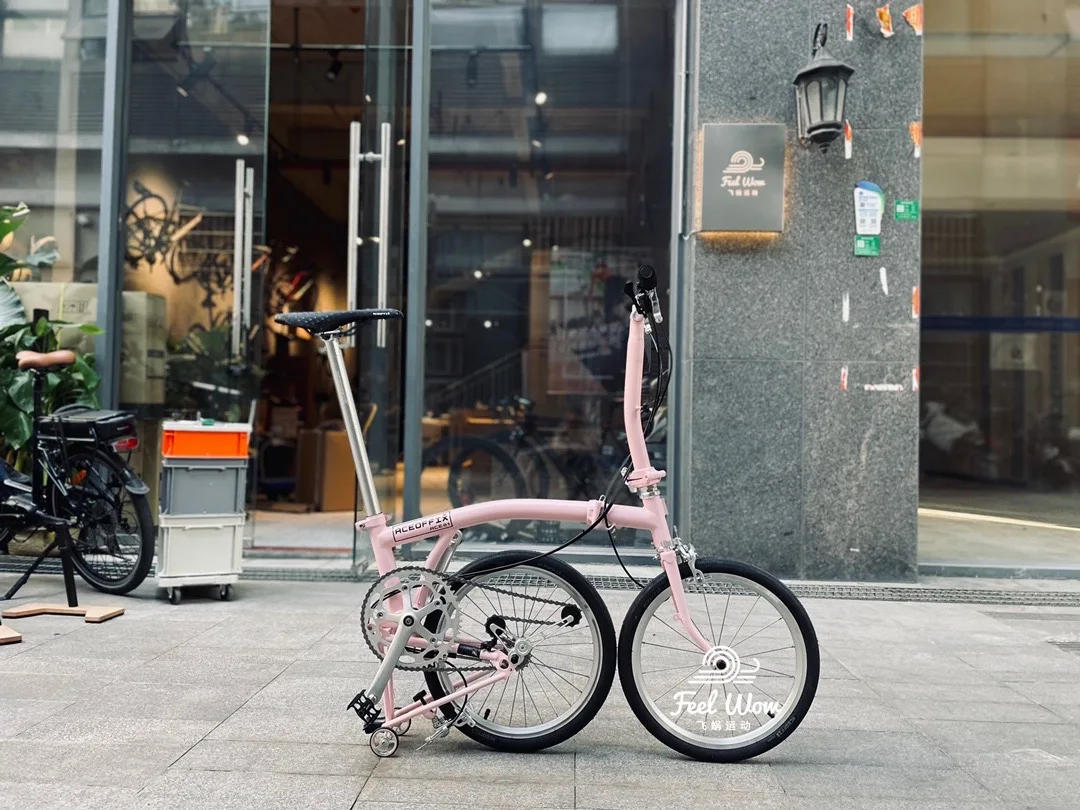 Трехскладной мини-велосипед 16-дюймовый велосипед из хромомолибденовой стали для