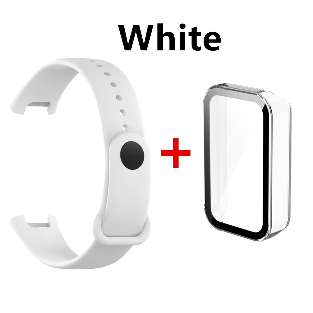Чехол для Redmi Smart Band Pro Защитная пленка экрана чехол Xiaomi силиконовый ремешок часов