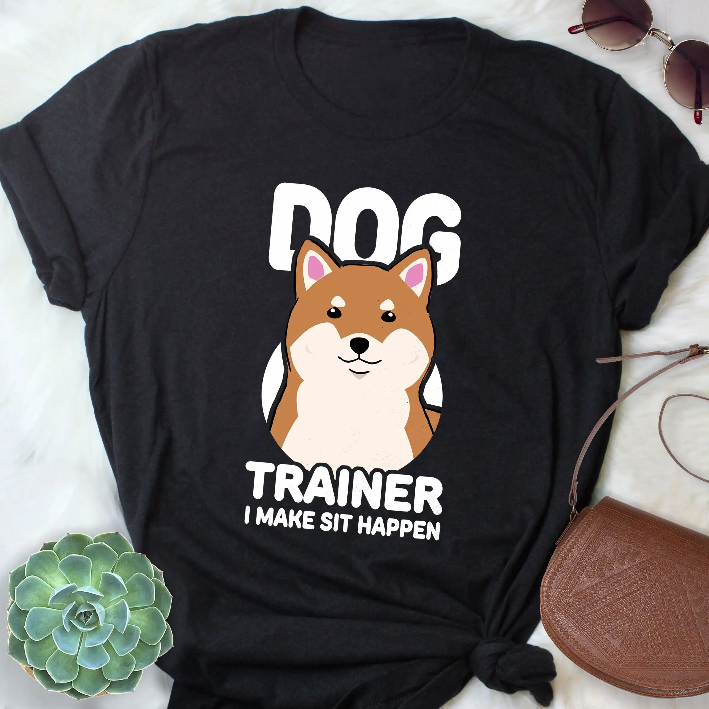 Футболка для дрессировки собак забавная футболка любителей шиба-ину милая