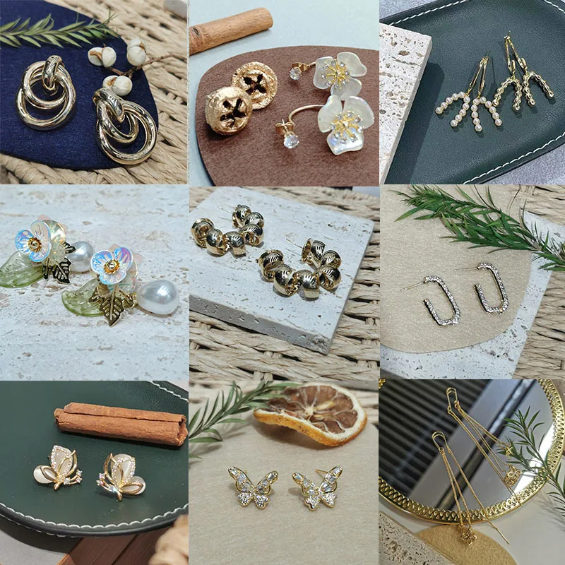 

S925 Silver Needle High-quality Butterfly Tassel European and American Earrings Love Flower Earrings Zircon Earrings